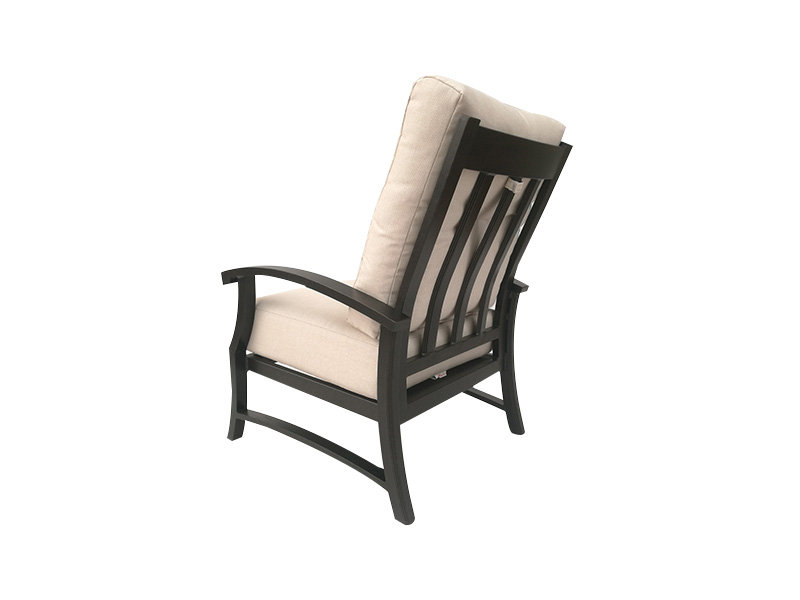 Lodge Aged Bronze Aluminium พร้อมเบาะรองนั่งเก้าอี้ Patio Club