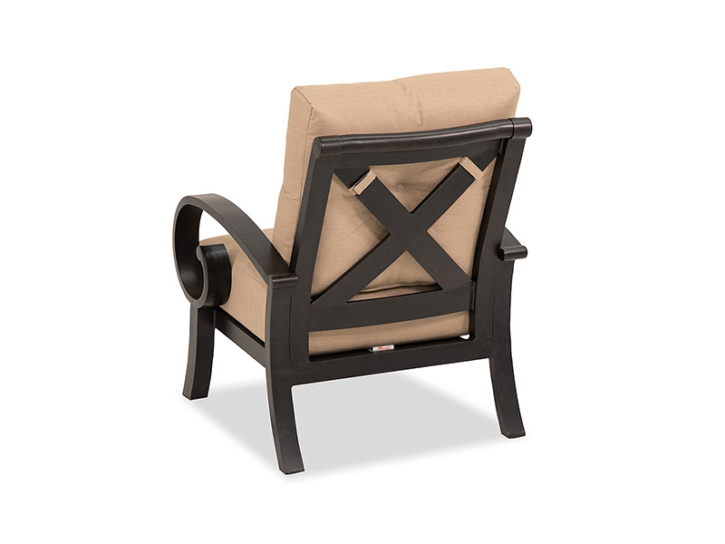 Solstice Aged Bronze Aluminium พร้อมเบาะรองนั่งเก้าอี้ Patio Club